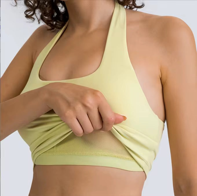 TOP HALTER SCRUNCH